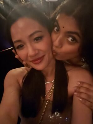 Constance Wu Instagram - Mommy’s night out! @badnewsbritt @avantika @dandelionnewyork @coach