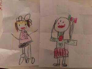 Constance Wu Instagram - Drawings of @blackpinkofficial by my daughter 🥹Because my kids loved @kpopdemonhuntersnetflix so much, I intro’d them to @blackpinkofficial and now we have a new obsession in the house 🩷 Both my son and daughter are Blinks now! Love that they have their own Little Golden Book 🖤