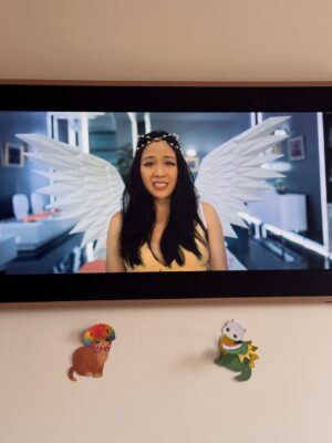 Constance Wu Instagram - Back when I played a drunk angel. I was two months postpartum, breastfeeding between takes of an 18-min monologue. The new mom sleep deprivation kinda felt like a hangover and was therefore quite beneficial for playing this role! Method acting lol. Did ya’ll catch Solos on @amazonprime ?