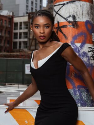 Courtney Randolph Instagram - Modern elegance. Manhattan edge.
Photographer: @crystalsmileyphotography
Dress: @biancaandbridgett @eveleighstyle
Shoes: @dior
