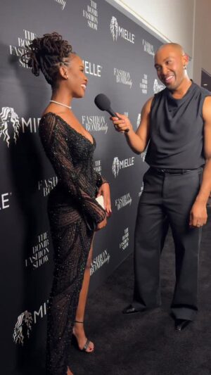Courtney Randolph Instagram - Feeling so grateful for this journey of breaking into the fashion world as a Netflix reality TV star. Thank you @thebombfashionshow for the invitation, it was such an inspiring night!
I had the honor of sharing the front row with @meagangood , @yandysmith , the @mielleorganics team, the Kalogera sisters (@sundaykalogeras , @eliana.kalogeras , and @demitrakalogeras) and so many more incredible faces. ✨
The runway was overflowing with talent, but @stylistjbolin collection really caught my eye. The bold reds, the Texas cowgirl edge was so me! 🤍✨ Sharing a few of my favorite looks here.
Huge congratulations to @clairesulmers @johnnydonovan and the entire team for curating such a stunning show!
I’m seen here wearing : @chicandholland @eveleighstyle
Hair: @hairby.styles
@thebomblife @shopjbolin #fashionbombdaily #blackexcellence #nyfw #newyorkfashionweek