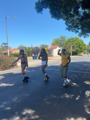 Courtney Randolph Instagram - Stepped into my Roll Bounce era 🎞️ Played Naomi in @buddy new music video — a reminder that some roles find you. 🎥💄
BTS 🎬 Slide through to see me learning how to dance on skates 😅
OTW’ by @buddy ft. @kalan.frfr is out now
@milltickettv @millticketceo