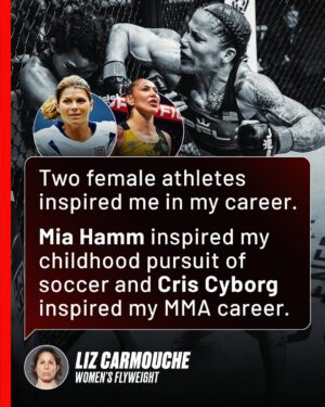 Cristiane Justino Instagram - In honor of #internationalwomensday 👏

We asked our Women fighters on which athletes have inspired them in their careers 👊