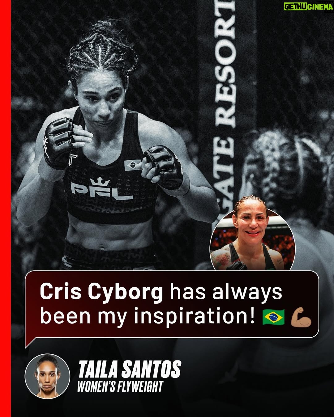 Cristiane Justino - 1.2K Likes - In honor of #internationalwomensday 👏

We asked our Women fighters on which athletes have inspired them in their careers 👊
