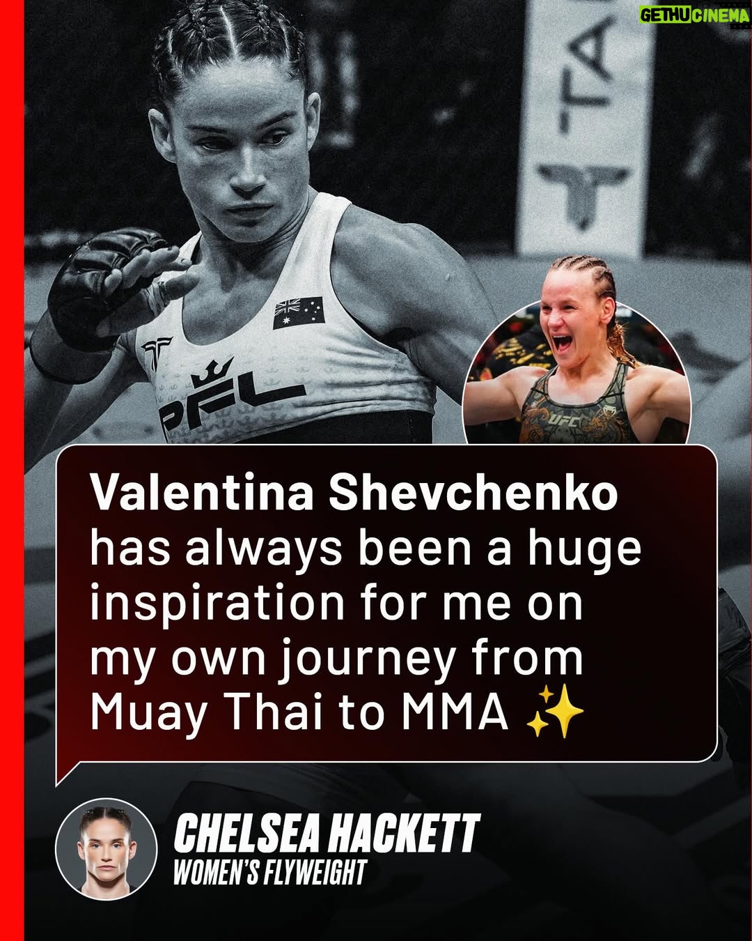 Cristiane Justino - 1.2K Likes - In honor of #internationalwomensday 👏

We asked our Women fighters on which athletes have inspired them in their careers 👊