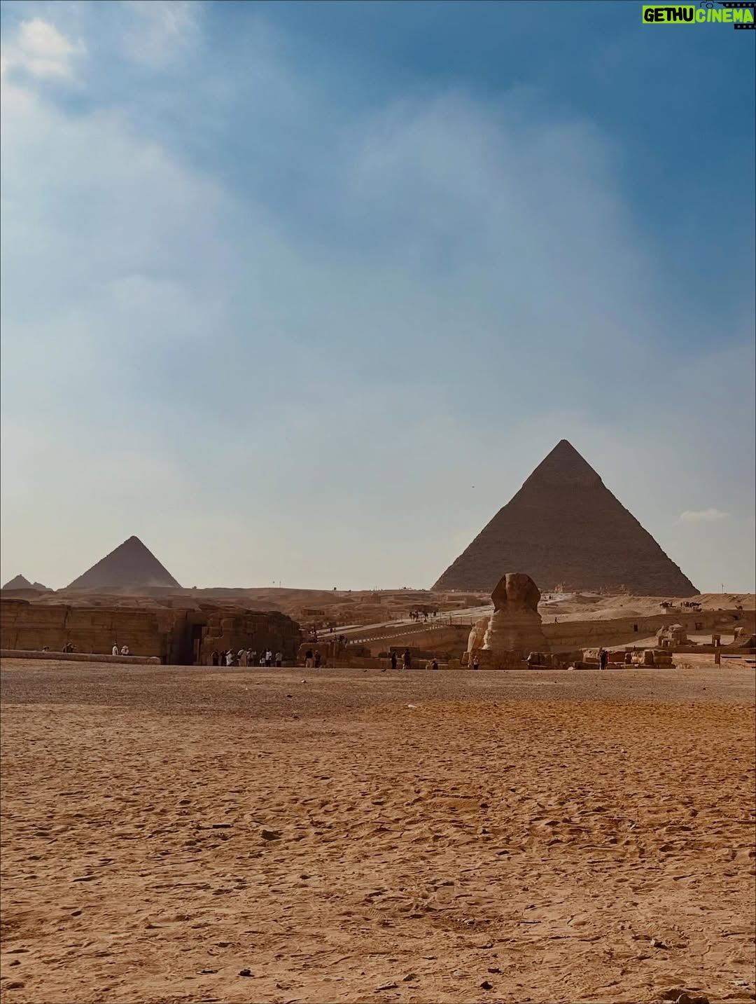 Damla Sönmez - 83.5K Likes - At the edge of ancient silence… and somehow it still feels alive. Cairo, thank you for the wonder. 🪶🤍🪬