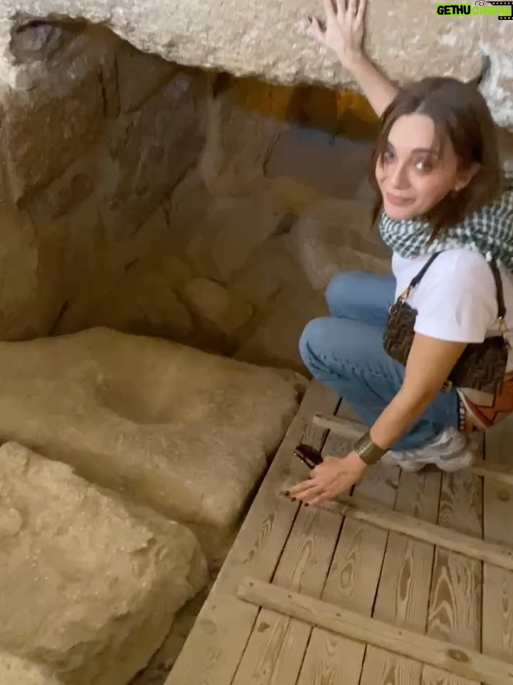 Damla Sönmez - 83.5K Likes - At the edge of ancient silence… and somehow it still feels alive. Cairo, thank you for the wonder. 🪶🤍🪬