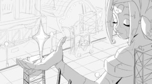 Dana Terrace Instagram - Just a small sample of the boards from the KOG pilot on my Patreon. :] second to last credit @aoiszach for drawing the lil bots.  #knightsofguinevere