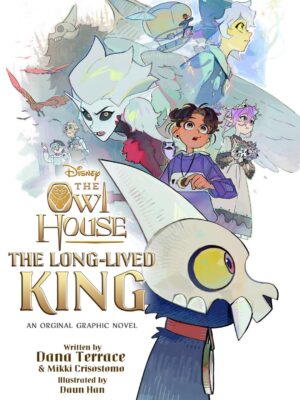Dana Terrace Instagram - We’ve been looking forward to sharing this news for a long time. We’re making a graphic novel!

The Owl House: The Long-Lived King
Written by me and the amazing @meekkee 
Illustrated by the incomparable @din_du_99 

We’re so excited to tell a brand new story.

King never considered what it means to be a Titan. Burdened by the fact that he will outlive his beloved Owl House family, he’s still determined to enjoy every moment. Even if that means using one of the Collector’s devices to wipe away his sad memories.

https://www.penguinrandomhouse.com/books/804037 (link in bio)