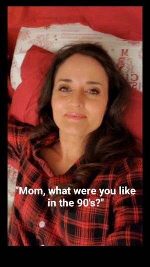 Danica McKellar Instagram - Couldn't resist...😁 And who doesn't love a fun trend for some great memories...? 🥰 #90s