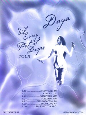 Daya Instagram - ***UPDATE: NASHVILLE, TN WILL NOW BE ON 4.19***

I’M GOING ON TOUR!!! For my first headlining tour in 8 years 🥹It’s gonna be a dreaaaam and i hope to see you there 💘Tix go on pre-sale tomorrow morning at 10am local with VIP options :))) Pre-sale code: 123Petals