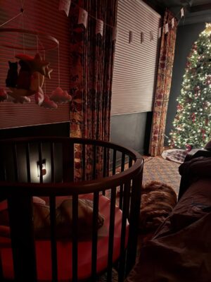 Debby Ryan Instagram - We sat under the full moon— the cold supermoon— reminiscing on our life as a family of two, and told the child I was harboring that we were ready to become three. By midday, Felix was born under christmas lights with snow outside our bedroom window, right into her father’s hands. Joshua was an incredible teammate, and somehow didn’t get pulled into the tub and drowned and is taking such good care of his girls on this side of things. I was fortified by an incredible birth team, and the strength and wisdom of some women who have supported me on this journey near and far. 
Her hair is made of silk and her breath smells like vanilla ice cream and every chirp, squeak and whimper is music and everytime I look away and look back, she’s gotten smaller somehow. I know too soon, I’ll look away and look back and she’ll be bigger and bigger still so for now I’d like to spend my days trapped under the immovable 8 pounds of Felix Winter Dun. 
I’ve been a lot of things but her home, a grow light, a portal to bring a new soul into the world— these are my greatest honors. Welcome to earth lil moonbeam. Love you forever 🌙✨