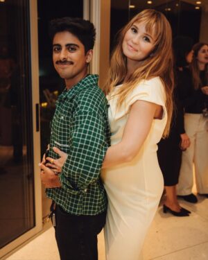 Debby Ryan Instagram - they say it doesn’t rain much in california but we got caught in a downpour of shower love. friends flew in from denver, atlanta, new york, canada, random work & touring & made time to welcome this baby to the world before we went home to columbus ✨
skye hoppus ily, thank you for all you teach me & opening your home and heart and rallying the squad for this west coast celebration of new life 🐣

thank you @sanamceline @isabellejlange c/o @chrishoran20 & @nhinako_makeup @brazilianbodybar for getting me clothed & ready ✨
photos by @fog.again