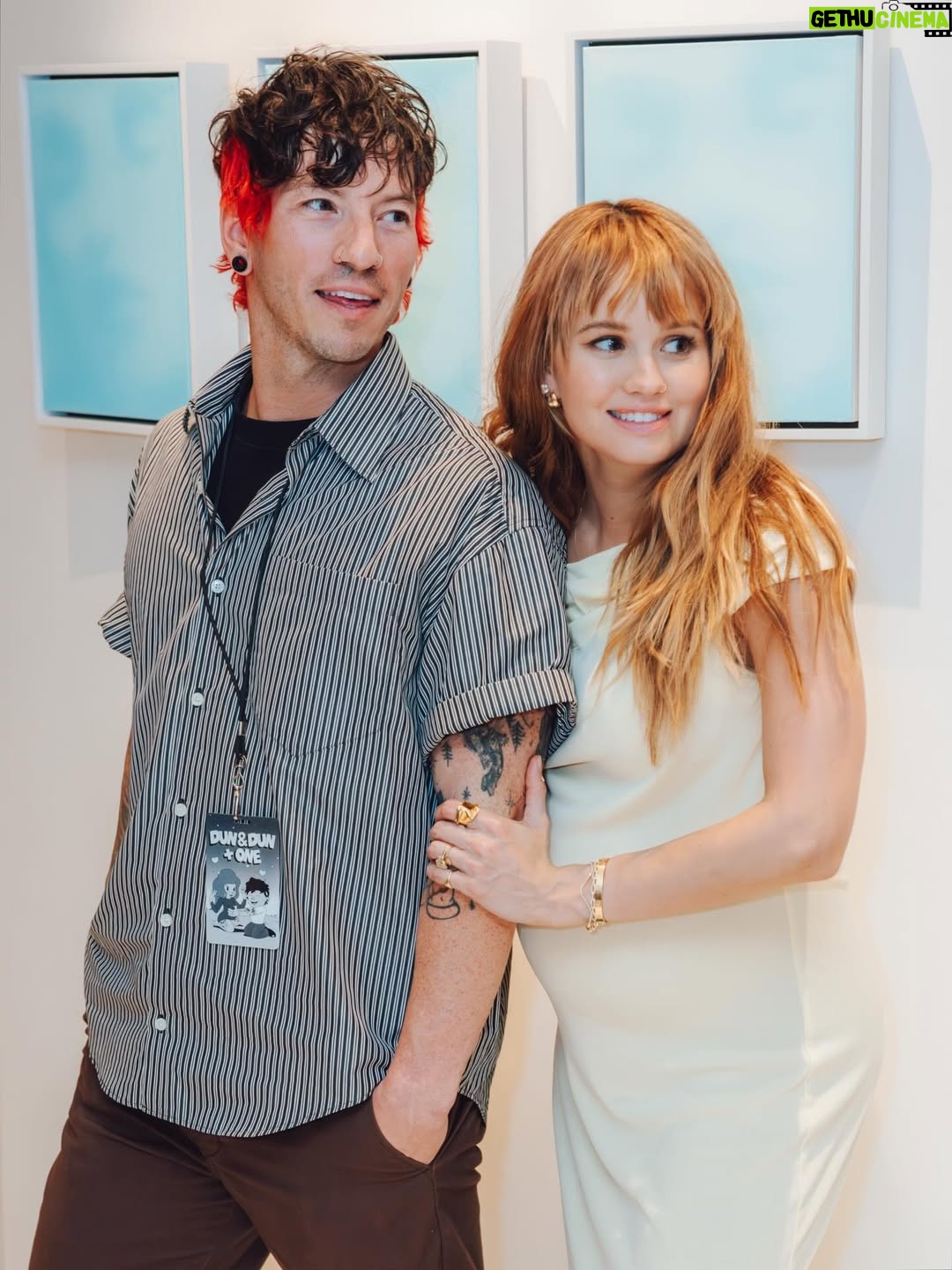 Debby Ryan - 4.6 Million Likes - they say it doesn’t rain much in california but we got caught in a downpour of shower love. friends flew in from denver, atlanta, new york, canada, random work & touring & made time to welcome this baby to the world before we went home to columbus ✨
skye hoppus ily, thank you for all you teach me & opening your home and heart and rallying the squad for this west coast celebration of new life 🐣

thank you @sanamceline @isabellejlange c/o @chrishoran20 & @nhinako_makeup @brazilianbodybar for getting me clothed & ready ✨
photos by @fog.again