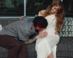 Debby Ryan Instagram - they say it doesn’t rain much in california but we got caught in a downpour of shower love. friends flew in from denver, atlanta, new york, canada, random work & touring & made time to welcome this baby to the world before we went home to columbus ✨
skye hoppus ily, thank you for all you teach me & opening your home and heart and rallying the squad for this west coast celebration of new life 🐣

thank you @sanamceline @isabellejlange c/o @chrishoran20 & @nhinako_makeup @brazilianbodybar for getting me clothed & ready ✨
photos by @fog.again