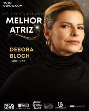 Débora Bloch Instagram - Chegou aqui em casa uma caixa muito elegante. E, como Odete, eu tenho certo apreço por coisas de bom gosto. Rs
Dentro dela: uma indicação ao Melhores do Ano 2026 ✨ na categoria Atriz de Novela.

Fiquei muito feliz e honrada com esse reconhecimento. Obrigada @tvglobo e obrigada pelo carinho de quem acompanha e torce pelo meu trabalho.

Aliás, acharia de muito bom tom que votassem em mim.
O link está aqui e no @gshow. 💛

https://gshow.globo.com/tv/domingao-com-huck/melhores-do-ano/2025/votacao/melhores-do-ano-vote-na-categoria-atriz-de-novela-RGKGT83X7C.ghtml
