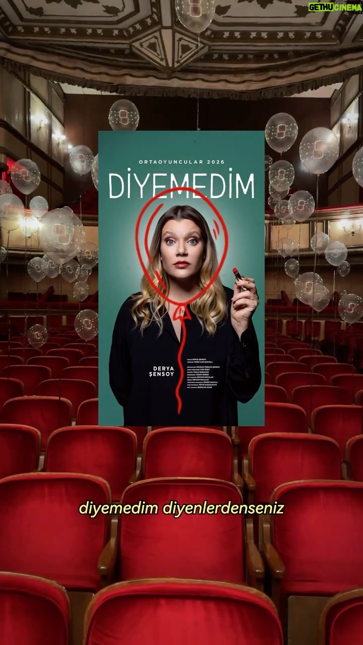 Derya Şensoy - 3.1K Likes - Eğer siz de diyemeyenlerdenseniz, Ortaoyuncular sizi güvenli bir alana, Derya Şensoy'un yazdığı, Yağız Can Konyalı'nın yönettiği, denemeyenlerin haşırt dendiği "Diyemedim" oyununa davet ediyor. Prömiyer 7 Şubat⚡️, tarihler için: @ortaoyunculartiyatrosu *tanıtım