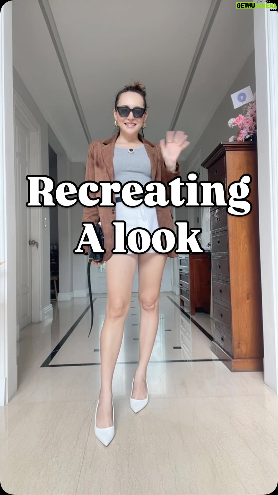 Dewi Rezer - 312 Likes - Recreating a look❤️
Shoes : @mandysshoes 
Bag : @hm 
Blazer : @stradivarius