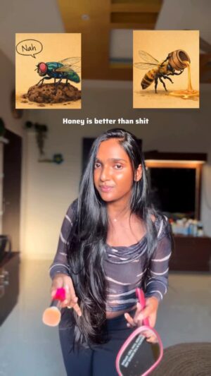 Dharshini Sambathkumar Instagram - But before anything, I want you to listen and Yosi 🪰🎧