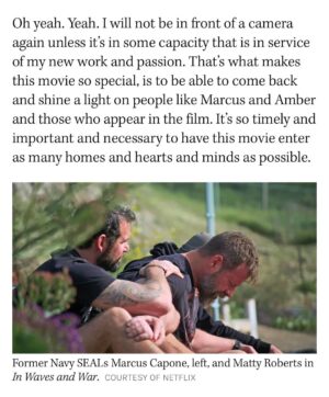Eliza Dushku Instagram - Honored to share this piece from The Hollywood Reporter written by Chris Gardner (@christophergardner), exploring our conversation around my new life/career, psychedelic-assisted therapies, mental health, and the powerful storytelling at the heart of our incredible documentary @inwavesandwar ~ NOW STREAMING on @netflix.
Chris, thank you for the time, depth, and care you brought to this story. I deeply honor the work youβve done -and continue to do- changing your own life, and today sharing stories of hope, change, and healing. We will meet again π
Grateful to the incredible team behind this shoot and story:
Photographer: Mark Griffin Champion (@markgriffinchampion)
Visual Media Director: Ash Barhamand (@ash_mack)
Artistic & Fashion Director: Alison Edmond (@edmondalison)
Creative Director: Ada Guerin (@guerin_ad)
PR: @viewpointPR
Clothes: Lana Bilzerian (@lana.bilzerian)
Hair: Gilbert Muniz (@hairbygilbert)
Makeup: Tamah Krinsky (@tamah_krinsky)
Thank you, @hollywoodreporter
And, as always, my @peterpalandjian
https://www.hollywoodreporter.com/news/general-news/buffy-the-vampire-slayer-eliza-dushku-what-shes-doing-now-1236439611/