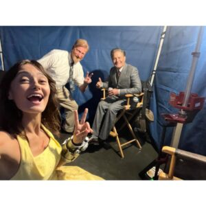 Ella Purnell Instagram - stupid ridiculous silly amounts of late. BUT. look how much fun we had making this season. I love this family so much. I love this show. Enjoy some silly ol’ bts!!!!! 🤡🎪🎲💥🤖😈👻🎀 FALLOUT SEASON 2 BABY!!!!!