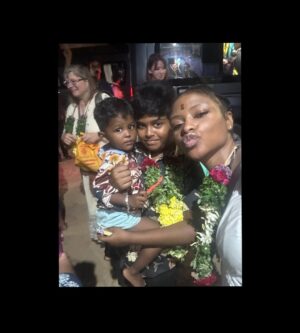 Elle Monae Instagram - A very blessed birthday.♒️🪔💕 I visited sacred temples, priest and, healing waterfalls. Just seeing how other people live and have such ancient practices is so eye opening. One of the things the priest say is if you visit Indias sacred temples you have been called there. I can tell.🕉️💕