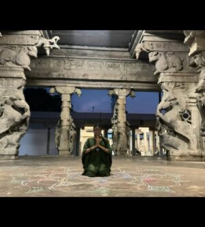 Elle Monae Instagram - A very blessed birthday.♒️🪔💕 I visited sacred temples, priest and, healing waterfalls. Just seeing how other people live and have such ancient practices is so eye opening. One of the things the priest say is if you visit Indias sacred temples you have been called there. I can tell.🕉️💕