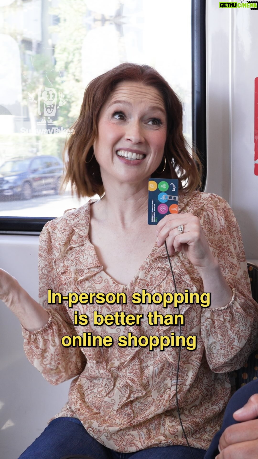 Ellie Kemper - 117.9K Likes - Episode 550: In person shopping is better than online shopping feat @elliekemper and @kohls 

Hosted by @kareem
Created/Produced by Kareem Rahma (@kareem) and Andrew Kuo (@akuoproject)
Edited by @tylerbat  #kohlsfinds #podcast #hottakes #subwaytakes #interview #nyc #ad