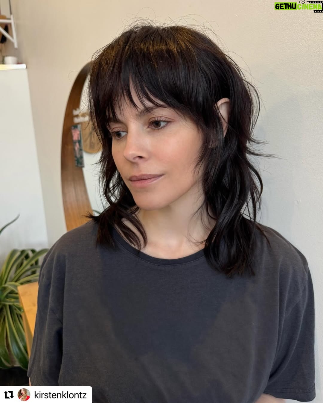 Emily Hampshire - 45K Likes - Ok, I think the new haircut @kirstenklontz gave me deserves a permanent spot on my feed. This officially marks my entrance into elf life. 🧝🏼‍♀️