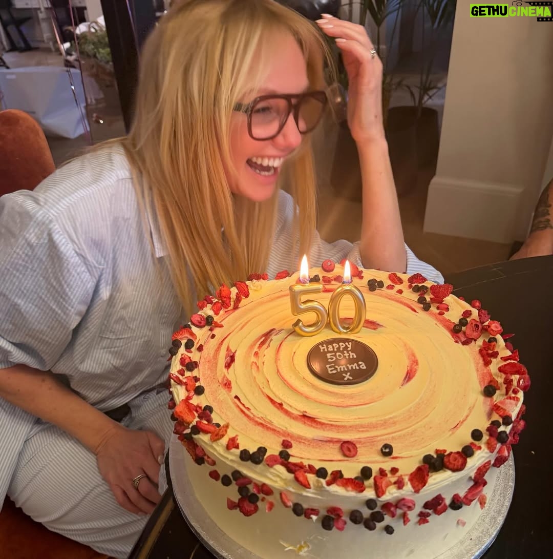 Emma Bunton - 85.9K Likes - My 50th was so full of love, laughter, and joy and it was thanks to you, to everyone of you, 
you make my life better. 💕