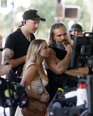 Emma Kotos Instagram - Just wrapped “Ride or Die” two days ago! 🎬❤️ so unbelievably grateful to everyone who was apart of making this film happen. @joshuashultz and I had a vision that wouldn’t have been possible to bring to life without all of you.
Our amazing cast and crew:
Writer and director @joshuashultz
Producers @karissaawinters @emmakotos @whispercoveprod
AD @rfrazee
DP @hudsonbloom
Sound @dillonjamescole
Sound mixing @bucksnowmixing
Line producer @simplyfania13
HMU @perpetual_kid @dhdbyeve
BTS @gabriel.l.ee
Cast @joshuashultz @emmakotos @timvmurphy @kianaaakaye @reyneenpedro @thatmusclemaiden @mikeagonz13 @amberblaackk @patrickburach