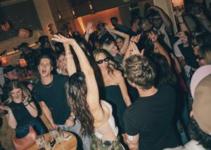 Emmanuelle Chriqui Instagram - THE Epic Birthday Dance Party made a comeback this weekend… and a NIGHT was had!! Thank you to everyone who came we love you so much ❤️ Might have to make this a yearly thing now 😉✨

📸 @cibellelevi