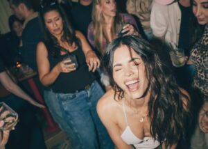 Emmanuelle Chriqui Instagram - THE Epic Birthday Dance Party made a comeback this weekend… and a NIGHT was had!! Thank you to everyone who came we love you so much ❤️ Might have to make this a yearly thing now 😉✨

📸 @cibellelevi