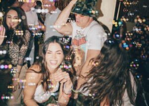 Emmanuelle Chriqui Instagram - THE Epic Birthday Dance Party made a comeback this weekend… and a NIGHT was had!! Thank you to everyone who came we love you so much ❤️ Might have to make this a yearly thing now 😉✨

📸 @cibellelevi