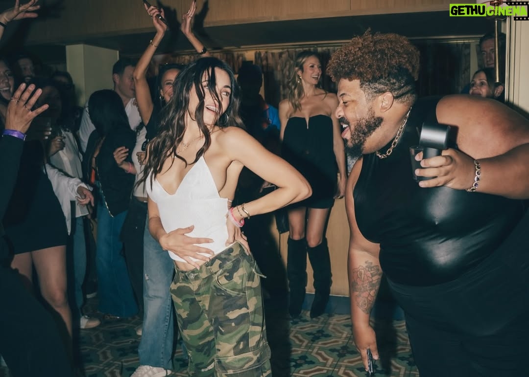 Emmanuelle Chriqui - 43.8K Likes - THE Epic Birthday Dance Party made a comeback this weekend… and a NIGHT was had!! Thank you to everyone who came we love you so much ❤️ Might have to make this a yearly thing now 😉✨

📸 @cibellelevi
