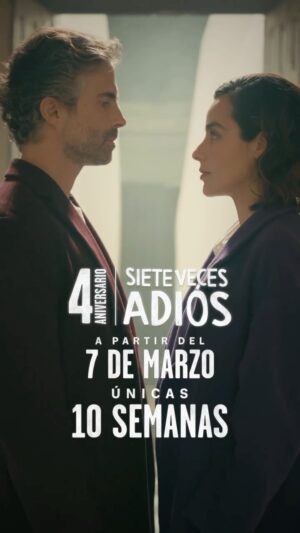 Esmeralda Pimentel Instagram - Celebramos CUATRO AÑOS con elenco de lujo. Sólo por 10 semanas @esmepimentel y @osvaldobenavides serán Él y Ella. Los boletos ya están a la venta. #sietevecesadiós #teatro #musical