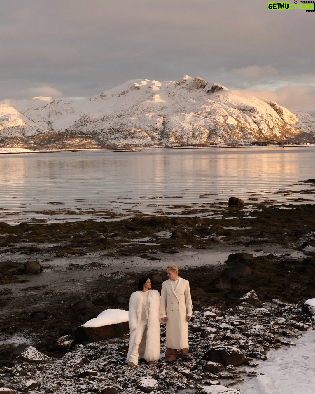Eva Marisol Gutowski - 145K Likes - Norwegian photographer and actor @olav proposed to @mylifeaseva in the stark, spellbinding landscape of Lofoten. At the link in bio, the couple reveal the story behind the proposal, the ring and their engagement shoot, exclusively with @voguescandinavia.

Photos by Hakon Jorgensen @hakonjorgensen
Words by @claremcy