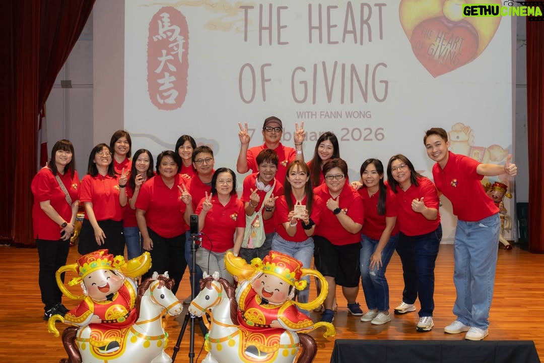 Fann Wong - 9.3K Likes - What a beautiful day of giving. ❤️ My gratitude is immense, but it must start in one special place.

To my FFC family: For nine amazing years, your love and devotion have been the very reason I can do this work. You are my rock.

To CGP: Thank you for three fantastic years of partnership and support.

This event, and every smile we created, exists because of you. My heartfelt thanks also to:
• CaterWow for the delicious feast.
• Kebun Baru CC and Mr. Henry Kwek for the wonderful venue and kind support.
• Sigma Quartet & all performers.
• My mom, my family & extended family – sorry I missed some hellos! 😣
• My husband, for your constant support. 
• My son, for your pure-hearted participation since age 6.

You all warmed countless hearts through your kindness.

@thesquarebox__ Thank you for the beautiful moments ♥️
@aiainbaby 
@fannaticfannclub 
@cgppersonnel 
@caterwow.sg 
@ourkebunbaru 
@henrykweksg 
@fannchewhc 
@thesigmaquartet 
@wenqingfann 
@