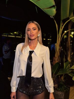 Federica Morello Instagram - vi posto un dumpino di sabato scorsoooo
🖤 nuova bag di @gioena.it
