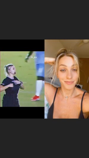 Fernanda Colombo Instagram - Reagindo a mim mesma🤭⚽️
E a sua reação, qual foi? 😜
.
#lencinho #referee #reaction #reagindo #futebol #soccer #var #fernandacolombo #funny #lol #soccer #futbol #arbitra #juiza #fy #viral #yellowcard #tarjeta #card #tarjetaamarilla #cartaoamarelo #panuelo