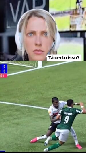 Fernanda Colombo Instagram - O que vocês acharam desse pênalti? 🫠🙄
.
#paulista #paulistao #penalti #palmeiras #saopaulo