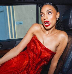 Gabrielle Ryan Instagram - DROP LA Premiere Last Night♥️ (Dress Appreciation Post) More Shameless Premiere & Movie pics Incoming from this epic night !!!💫 
I CANNOT wait for y’all to see our amazing movie!!

📸 @sugarmilkk