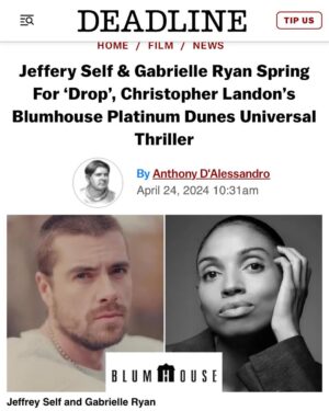 Gabrielle Ryan Instagram - Superrrrrrrr excited about this one!!🤗🥰🎉Absolutely LOVE all the Movies that @blumhouse make💫🎥 ThankYou To all Involved.

Special Thanks To Gavin & Suzy🇬🇧💫