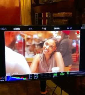 Gabrielle Ryan Instagram - Strike is over - so I can finallyy share 
WE HAVE A MOVIE COMING OUT THIS FRIDAY 8th DECEMBER in @amctheatres NATIONWIDE!! 
Go Check Us Out On The Big Screen!!

👀🎄🔪👸🏽 

Shout Out to this ENTIRE Cast & Crew!!💫❤️
We had an absolute blast filming this!!