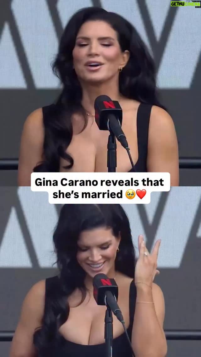Gina Carano - 91.1K Likes - Gina Carano reveals that she’s married 🥹❤️

#RouseyCarano
Saturday, May 16
LIVE on Netflix

#ginacarano #mma