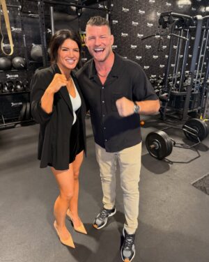 Gina Carano Instagram - Today was 🥹….
AHHmazing. ♥️
@mikebisping @khalilrountree @tjdillashaw @dasoulassassin 
@bigwoodmma702
@jaxxonpodcast