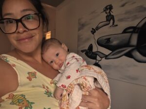 Gina Rodriguez Instagram - 2025 gave me Her. Lucille Edith LoCicero. I love you forever baby girl.