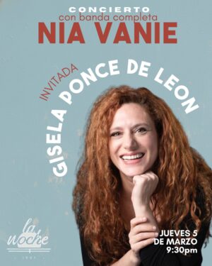 Gisela Ponce de León Instagram - Este 5 de marzo estará también Gisela cantando conmigo en @lanochelima 🤍 cantando una canción inédita que no van a escuchar en ningún otro lado 👀
Vasir??? Va a estar bien bonito y ya falta poquitito para el concierto así que no te quedes sin tu entrada🎟️🎫
Link en bio o en stories 🤓 o al WAPP AL 983 711 171