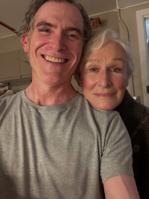 Glenn Close Instagram - So wonderful to see Billy Crudup on stage in HIGH NOON. He is a consummate stage actor. Also thrilled to see Denise Gough who co-stars. She has a singing voice that goes straight to the heart. Billy got his black eye on stage. Ouch! 
#billycrudup #denisegough 
@londontheatre 
@billycrudupsource 
@londontheatre.co.uk