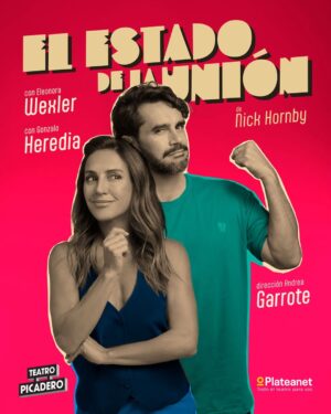Gonzalo Heredia Instagram - Eleonora Wexler y Gonzalo Heredia protagonizan EL ESTADO DE LA UNIÓN, la aclamada comedia del escritor británico Nick Hornby (Alta fidelidad) que desembarca en el Teatro Picadero con versión de Andrea Garrote y Gonzalo Heredia, bajo la dirección de Andrea Garrote 🎭
Un matrimonio en 9 partes.
Nueve encuentros antes de una sesión de terapia.
Una pareja que intenta salvar lo que todavía late 💬
Con humor filoso, diálogos inteligentes y una mirada tan íntima como incómoda, la obra retrata los vínculos largos cuando ya no alcanza con quererse… y hay que volver a elegir.
📅 Estreno: 3 de abril
📍 Teatro Picadero – Pje. Enrique S. Discépolo 1857, CABA
🕗 Viernes a domingo · 20 h
🎟 Entradas a la venta en Plateanet o en la boletería del teatro.